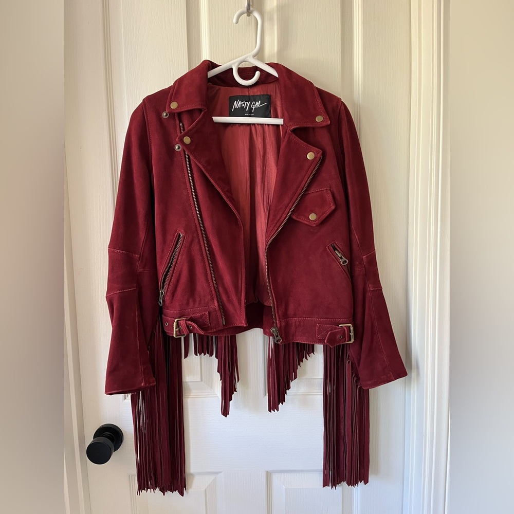 Suede Fringe Western Jacket